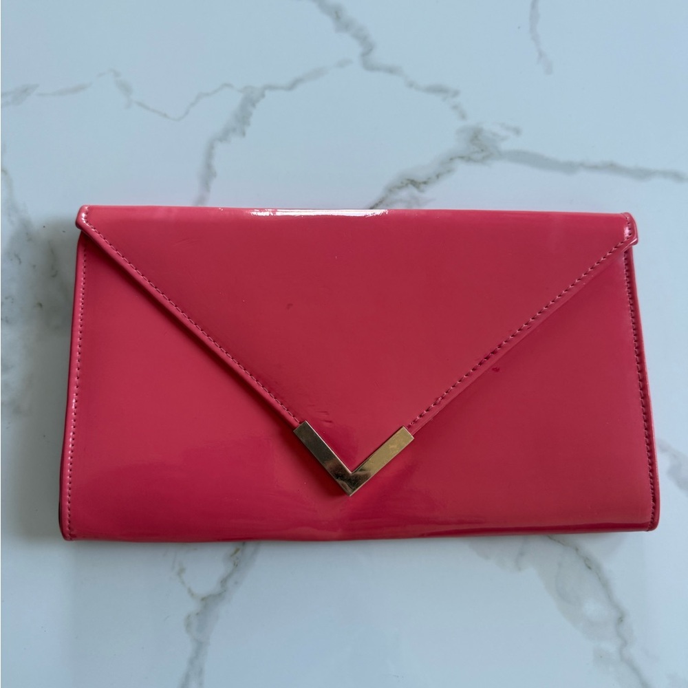 Elegant Coral Pink Clutch